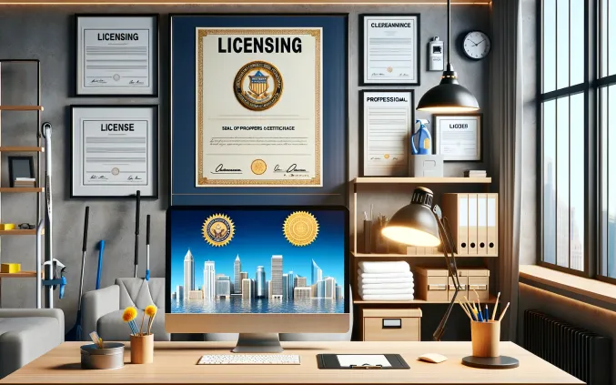 Licensing for cleaning business