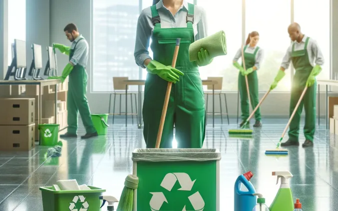 Eco-friendly janitorial services