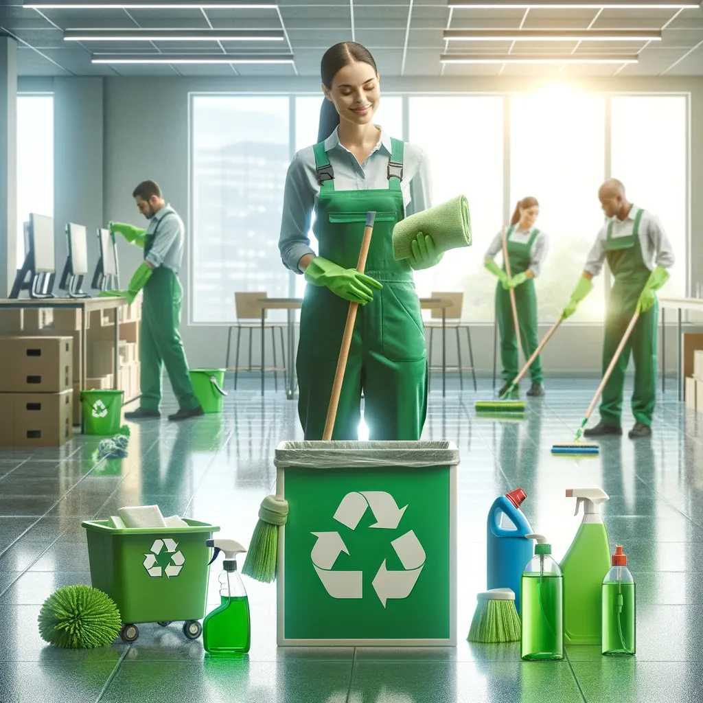 Eco-friendly janitorial services