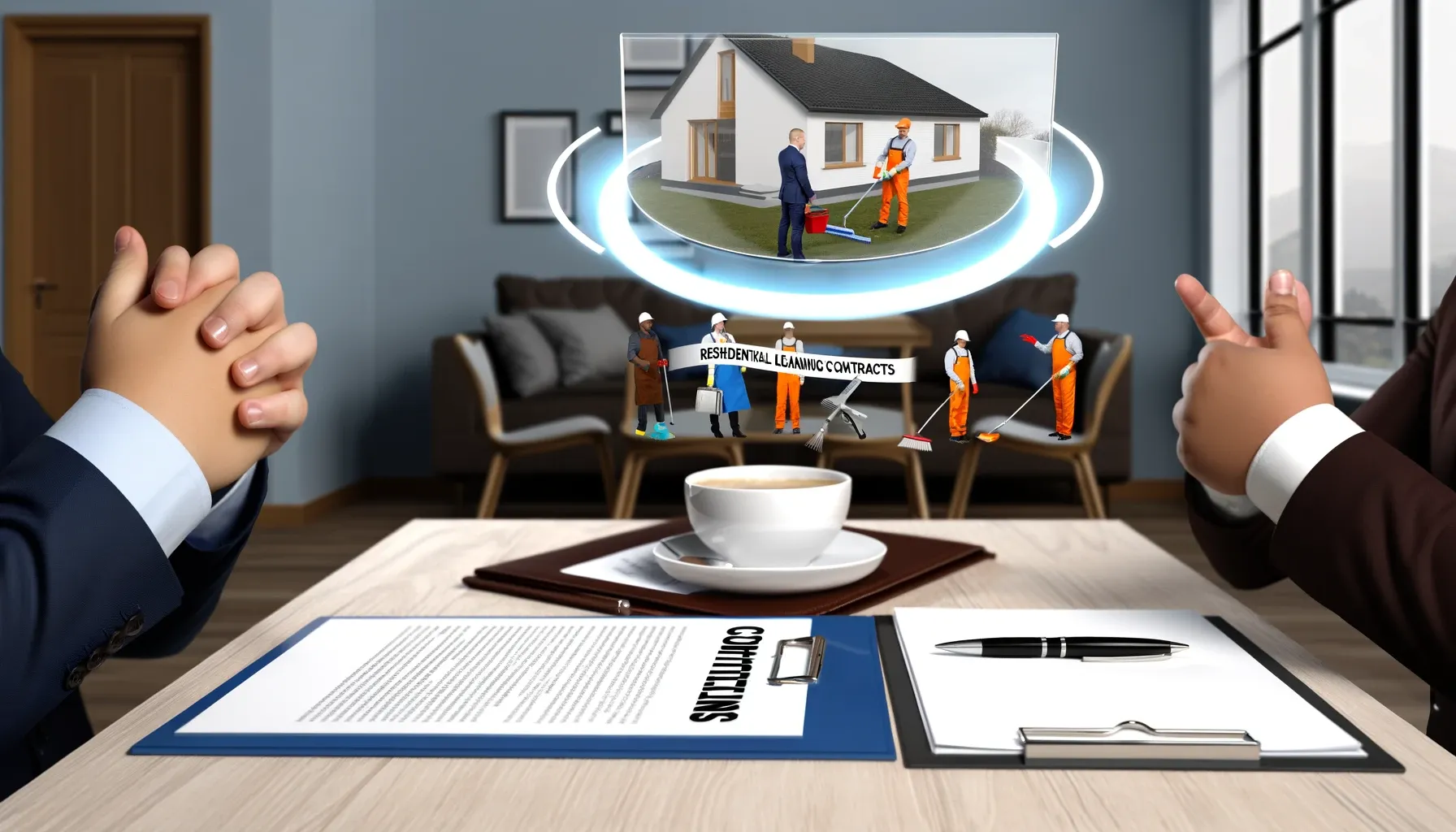 How to get residential cleaning contracts