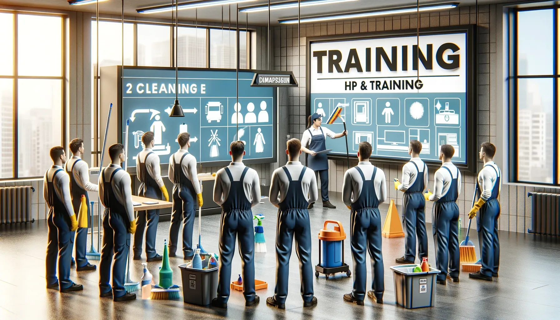 Hiring and Training Cleaning Team